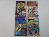 Four 1970s DC Super-Stars Comic Books: Teen Titans No. 1, DC Super-Stars of Space No. 4, The Flash