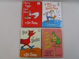 Dr. Seuss Beginner Books Green Eggs and Ham, Fox in Socks and Oh Say Can You Say? with I Wish That I