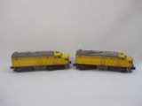 Set of Two Vintage Lionel Union Pacific 2023 ALCO Aa Diesel Engines, O Scale, see pictures, 5 lbs 9