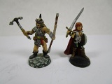 Two Ral Partha Barbarian miniatures, 4oz