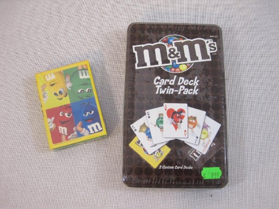 Sealed M&M's Cards including Card Deck Twin-Pack and more, 15 oz
