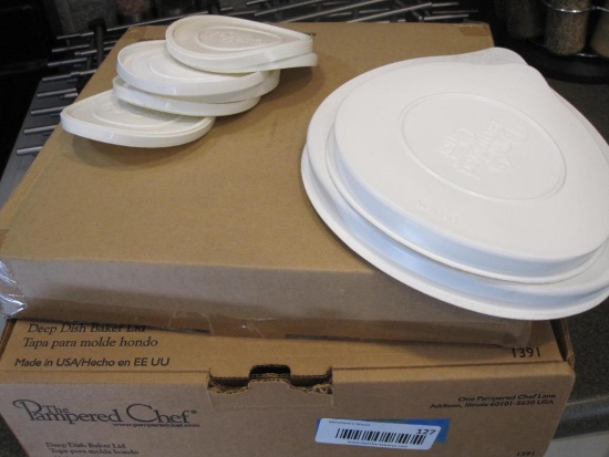 Assorted Pampered Chef Lids