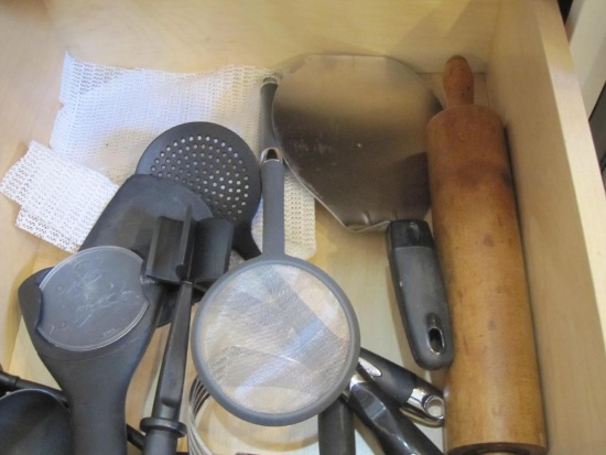 Cuisinart Kitchen Accessories including pastry blender, strainer, wooden rolling pin and more