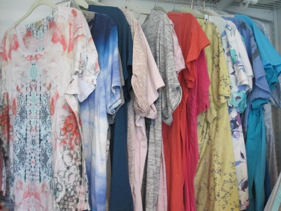One Dozen+ Ladies Shirts Sizes L - 2x