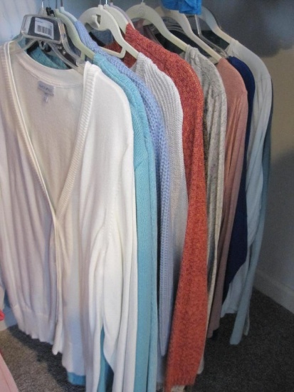 Long Sleeve Ladies Sweaters and Shirts L-2x