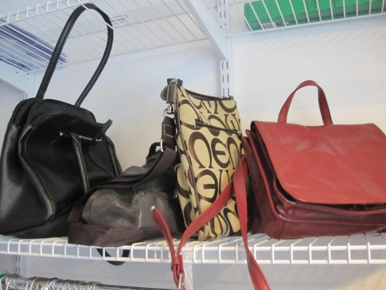 4 Assorted Purses including Kenneth Cole