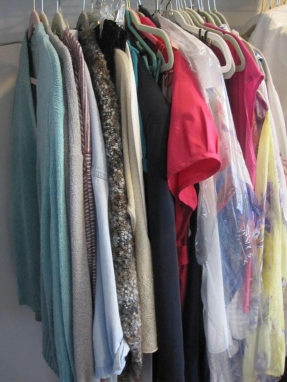 Ladies Clothing Long Sleeve Sweaters and Dress Shirts L-2x