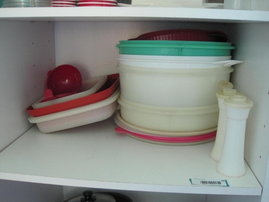 Vintage Tupperware Containers including marinating trays, 2 Roshco silicon baking pans and more