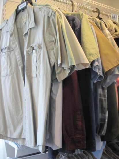 Mens Work Shirts Short and Long Sleeve Mostly XL