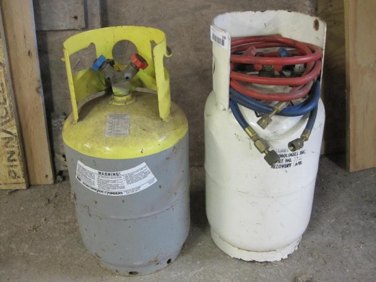 Two Refridgerant Storage Tanks