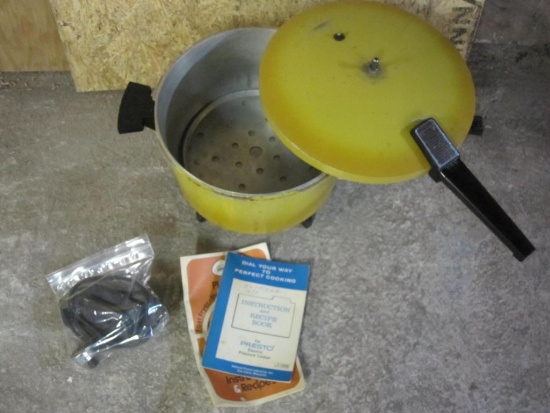 Yellow Presto Pressure Cooker