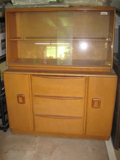 Heywood Wakefield Two Piece Cabinet