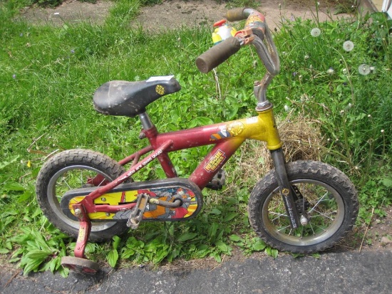 Rescue Heros Themed Kids bike with training wheels
