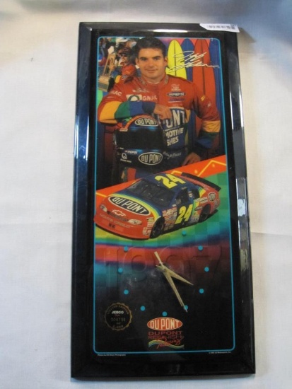 Jeff Gordon Dupont 1997 JG Motorsports Lebco Limited Edition Clock, 4736 of 5000, AS-IS