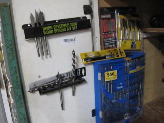 Speed Boring Drill Bits, Large Set of Drill bits