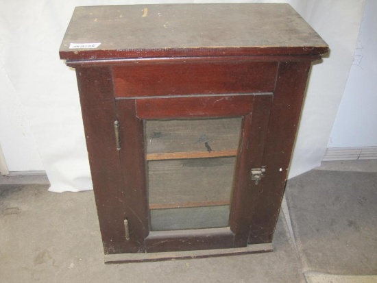 Vintage Wooden Vanity Cabinet approx 24 inches wide