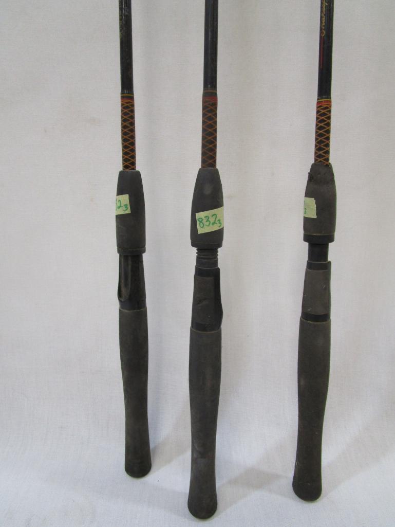 Three Shakespeare Ugly Stik Fishing Rods, Two SPL