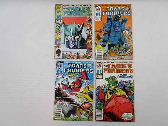 Marvel Comics The Transformers More Than Meets The Eye No 22 (Nov 1986), No 27 - No 29 (Apr-June