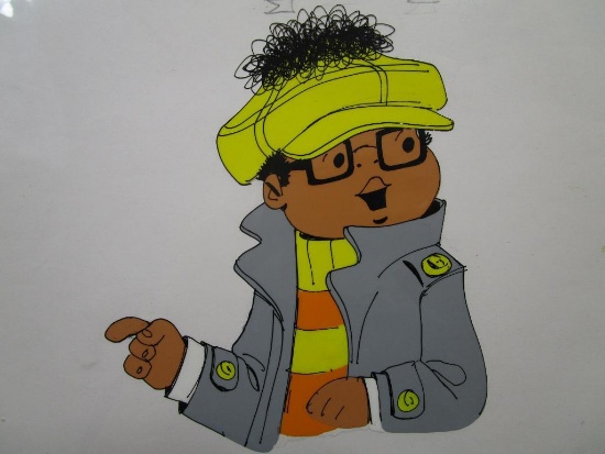 1980s Billy Jo Jive (Sesame Street) Original Animation Artwork Production Cel