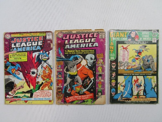 Three DC Comics includes Two Superman DC National Comics Justice League of America No 40 (Nov 1965),