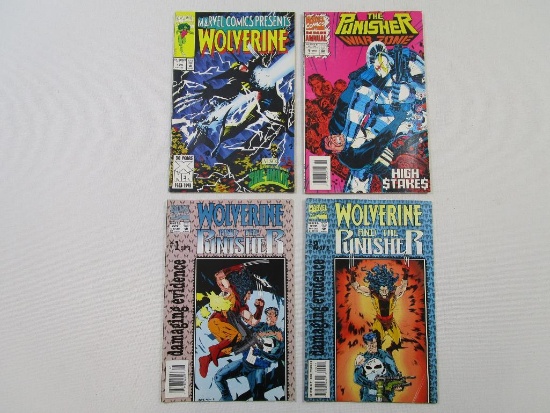 Marvel Comics 1993 Presents Wolverine No 124, 64 Page Annual The Punisher No 1, Wolverine and The