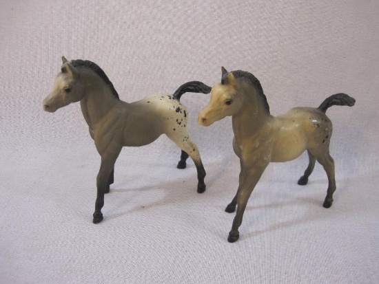 Two Vintage Breyer Proud Arabian Foals, 6 oz