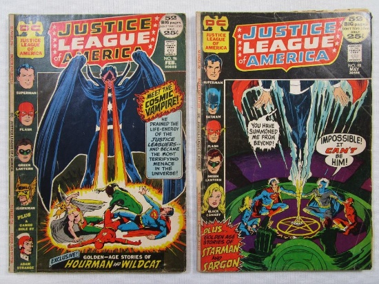 DC Justice League of America 52 Pages Bigger and Better Comics 1972 No 96 (Feb), No 98 (May 1972), 4