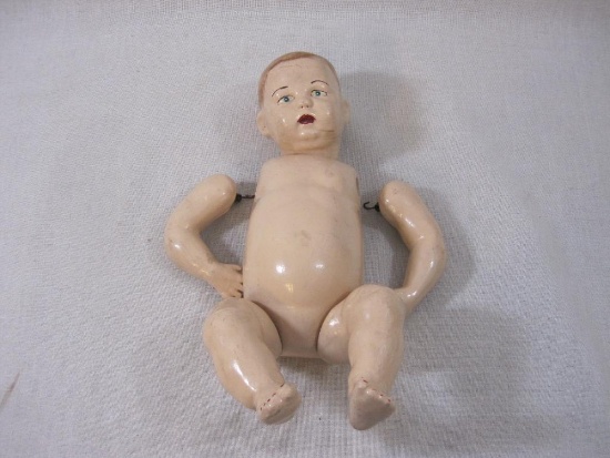 Vintage Composite Doll with Poseable Arms and Legs, see pictures for condition AS IS, 1 lb 12 oz