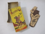 Frontier .45 American West Cap Gun with Holster and Hi-Yo Silver Bullet Pens, AS IS, 14 oz