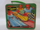 Johnny Lightning Metal Lunch Box, 1970 Topper Corporation, Aladdin Industries Incorporated, 1 lb