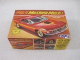 MPC 1969 Mustang Mach 1 1/25 Scale Plastic Model Kit 6319, partially assembled in original box, 10
