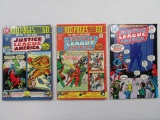 Three DC Comics 1975 Justice League of America includes 100 Page Super Spectacular No 115-No 116