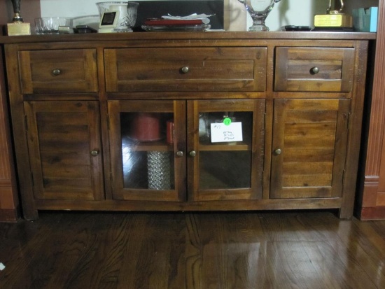 Storage Cabinet, Doors and Drawers, 60 inches wide, 32 inches tall and 19 inches deep, first picture