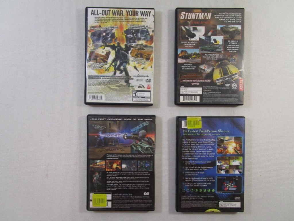 Four PlayStation 2 Video Games includes Battlefield 2 Modern Combat,  Stuntman, Timesplitters and | Online Auctions | Proxibid