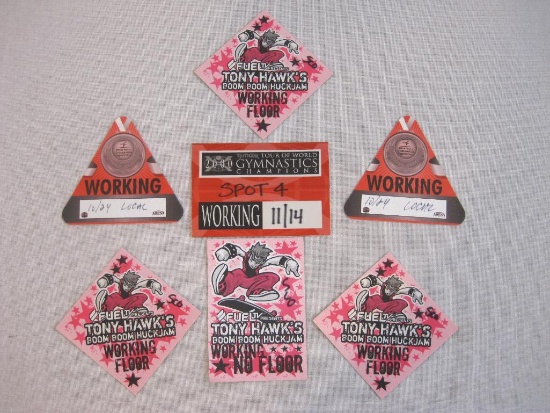 Tony Hawk's Boom Boom Huckjam and Tour of World Gymnastics Crew Passes, 2 oz