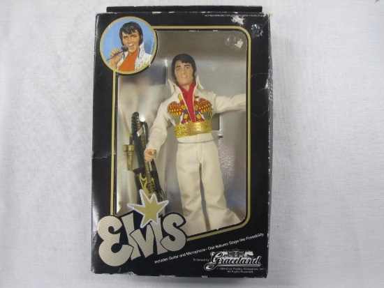 Elvis Graceland Doll, 1984 Elvis Presley Enterprises Inc, NRFB, see pictures for condition of box,