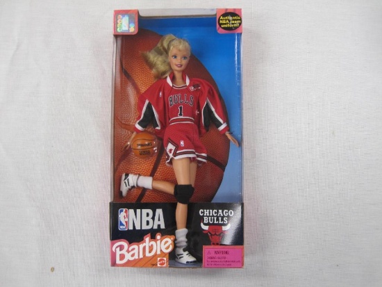 Chicago Bulls NBA Barbie Doll, NRFB, 10 oz