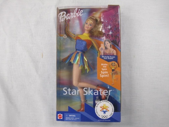Barbie Star Skater Olympic Winter Games Salt Lake 2002, NRFB, 10 oz
