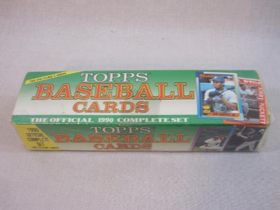 SEALED 1990 Official Complete Set of Topps Baseball Cards, 3 lbs 11 oz