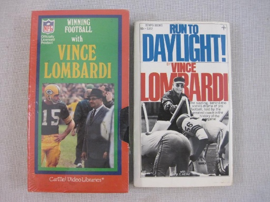 Vince Lombardi on Football Volume 4 VHS and Run to Daylight! Paperback by Vince Lombardi, 11 oz