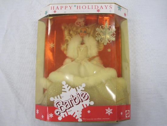 Happy Holidays Barbie, NRFB (see pictures for condition of box), 1 lb 5 oz