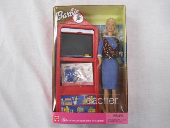Teacher Barbie Doll, NRFB, 1 lb