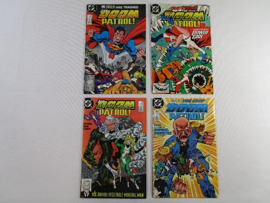Four DC The Doom Patrol Comic Books Nos. 10 and 14-16, July 1988-Jan 1989, 7 oz