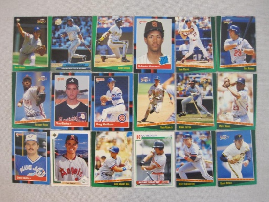 MLB Baseball Rookie Cards including Barry Bonds, Kenny Lofton, Greg Maddux, Tom Glavine, Roberto