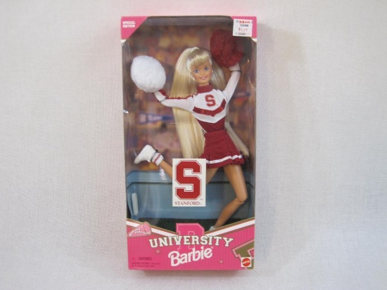 Stanford University Special Edition University Barbie, NRFB, 1996 Mattel, 9 oz