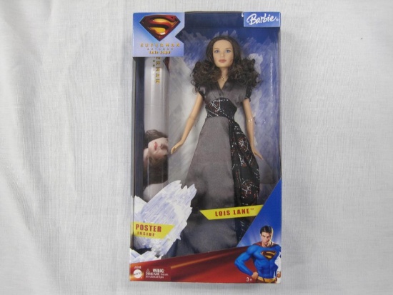 Superman's Lois Lane Barbie with Poster, NRFB, 2005 Mattel, 1 lb