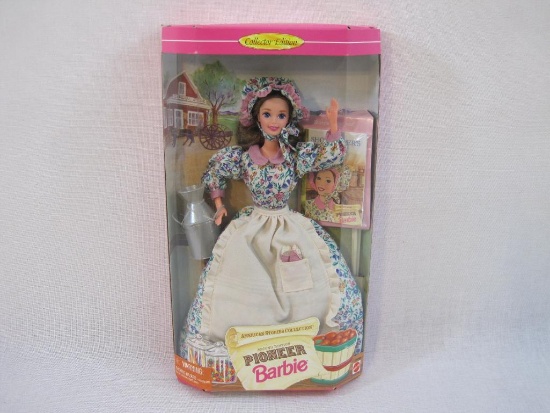 Second Edition Pioneer Barbie, American Stories Collection Collector Edition, NFRB, 1995 Mattel Inc,