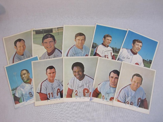 1971 Philadelphia Phillies Team Photos, 10 photos including Larry Bowa, Don Money, Rick Wise, Dick