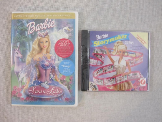 Sealed Barbie of Swan Lake DVD and Barbie Storymaker CD-ROM, 8 oz