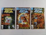 Three Captain Atom Comic Books Nos. 4-6, June-August 1987, 5 oz
